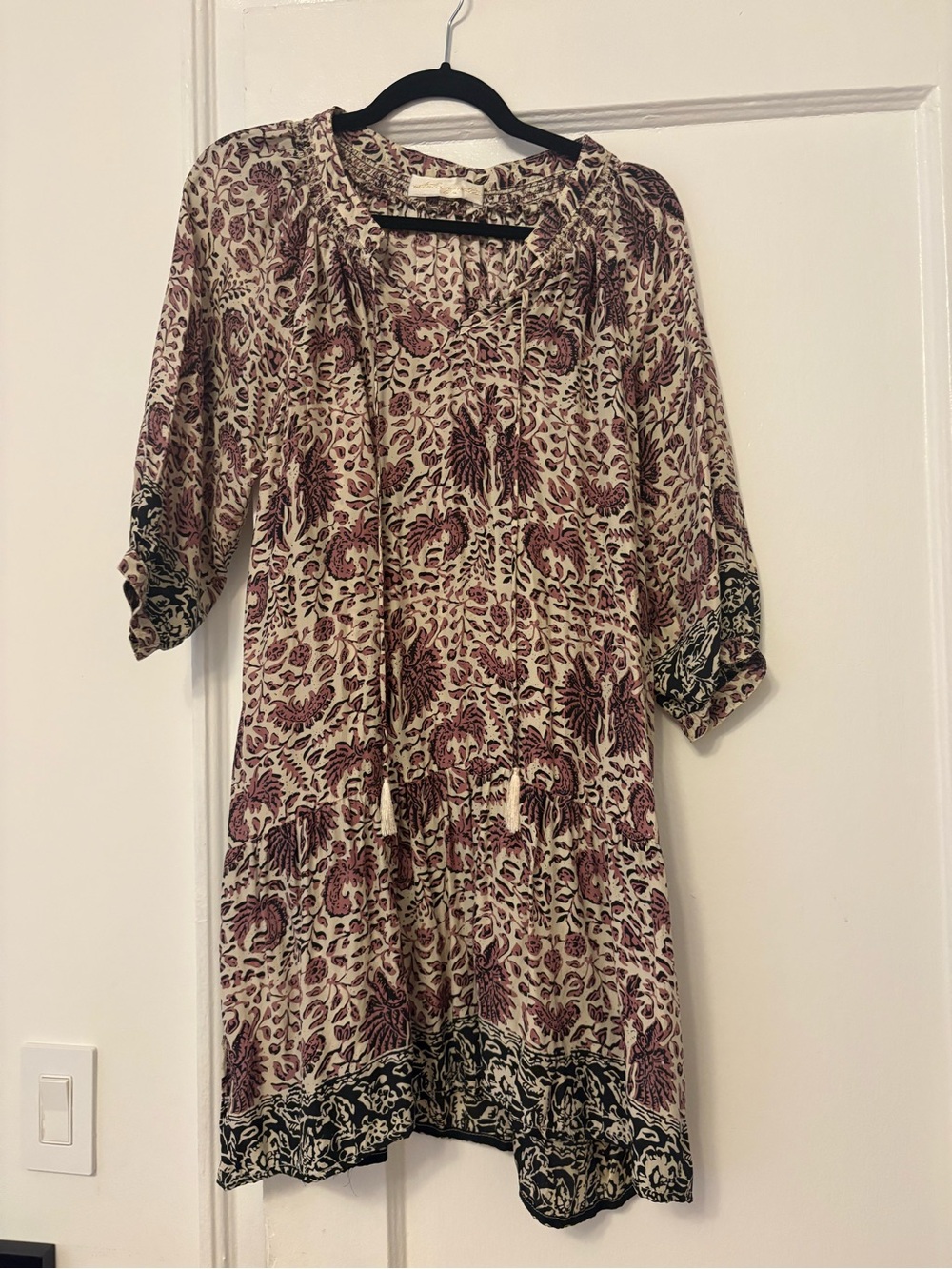 Natalie Martin Silk Floral Print Dress